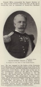 Generalmajor Nelson A Miles, i kommando over hæren i USA af English Photographer
