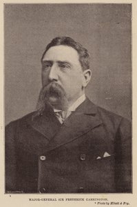 Generalmajor Sir Frederick Carrington (s/h foto) af English Photographer