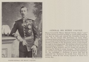 Generalmajor Sir Henry Colvile af English Photographer