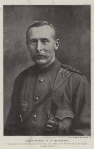 Generalmajor WH Mackinnon, Commander of the City Imperial Volunteers, og forfatter til The Journal of the CIV i Sydafrika af English Photographer
