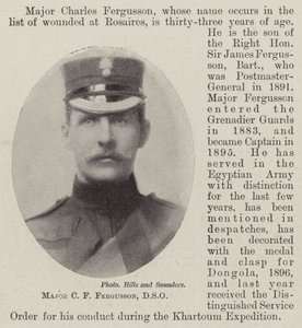 Major C F Fergusson, DSO af English Photographer
