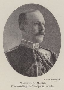 Major F S Maude, der kommanderede tropperne i Canada af English Photographer