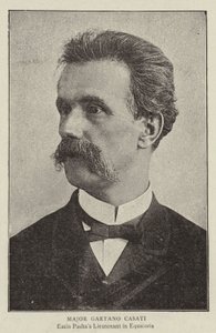 Major Gaetano Casati af English Photographer