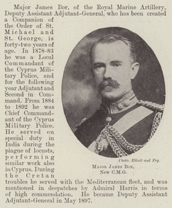 Major James Bor, ny CMG af English Photographer