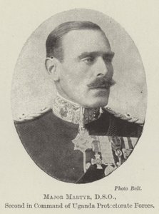 Major Martyr, DSO, næstkommanderende for Ugandas protektoratstyrker af English Photographer