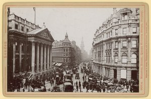 Mansion House, Queen Victoria Street, Poultry, London af English Photographer