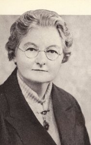 Margaret Bondfield, Labour-parlamentsmedlem og den første kvindelige minister i den britiske regering (s/h-foto) af English Photographer