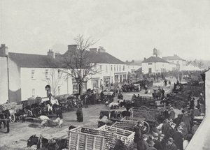 Markedsdag i Abbeyleix af English Photographer