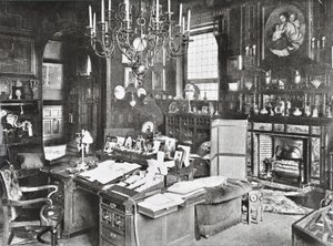 Marlborough House, Pall Mall, Westminster LB: Prince of Wales Study, 1895 af English Photographer