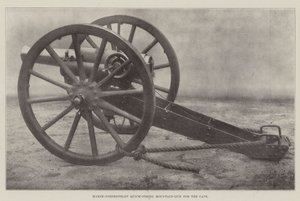 Maxim-Nordenfeldt Quick-Firing Mountain-gun til Kap af English Photographer