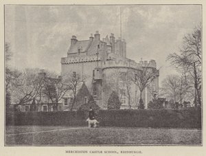 Merchiston Castle School, Edinburgh (kobberstik) af English Photographer
