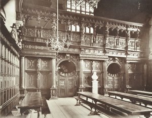 Middle Temple Hall, 1885 af English Photographer