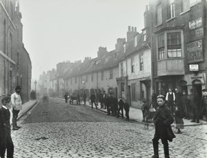 Mill Lane: fra Deptford Broadway, London, 1895 af English Photographer