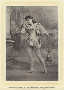 Miss Edith Wynne, i Red Riding Hood, Gaiety Theatre, Dublin