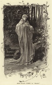Miss Ellen Terry, i Becket af English Photographer