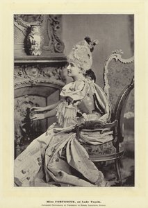 Miss Fortescue, som Lady Teazle af English Photographer