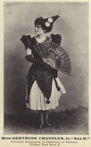Frøken Gertrude Chandler, i boks B af English Photographer