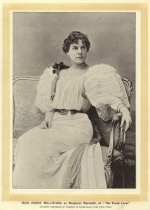 Miss Jessie Millward, som Margaret Marrable, i The Fatal Card af English Photographer