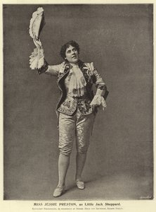 Miss Jessie Preston, som Little Jack Sheppard