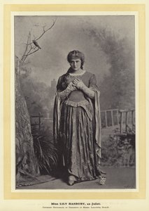 Miss Lily Hanbury, som Juliet af English Photographer