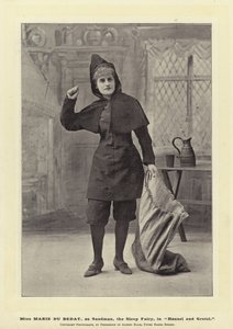 Frøken Marie Du Bedat, som Sandman, Søvnfeen, i Hans og Grete
