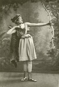 Miss Marion Gray som Hippolyta (dybtryk) af English Photographer