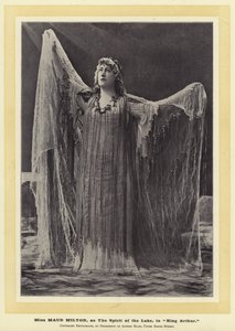 Miss Maud Milton, som The Spirit of the Lake, i King Arthur