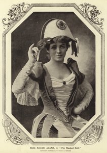 Miss Maude Adams, i Maskebal af English Photographer