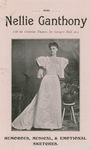 Miss Nellie Ganthony fra Criterion Theatre af English Photographer