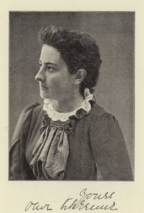 Frøken Olive Schreiner af English Photographer