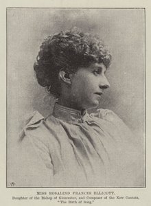 Frøken Rosalind Frances Ellicott af English Photographer