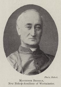 Monsignor Brindle, New Bishop-Auxiliary of Westminster af English Photographer