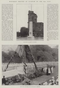 Monument rejst ved Lucknow til 32. fod