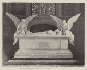 Monument til den ærede William Owen Stanley, af Hamo Thornycroft af English Photographer