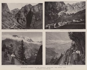 Bjerglandskab i Berner Oberland, Gemini-passet