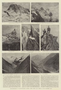 Bjergbestigning i det sydvestlige Frankrig, nogle toppe og pas i Dauphine-alperne af English Photographer