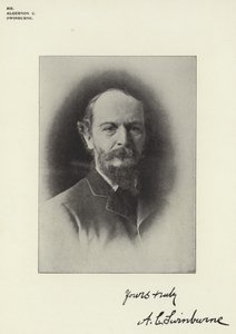 Algernon C Swinburne af English Photographer