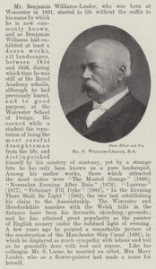 Mr. B. Williams-Leader, RA af English Photographer