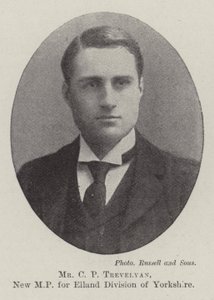 CP Trevelyan, nyt parlamentsmedlem for Elland Division of Yorkshire af English Photographer