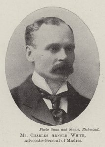 Charles Arnold White, generaladvokat for Madras af English Photographer