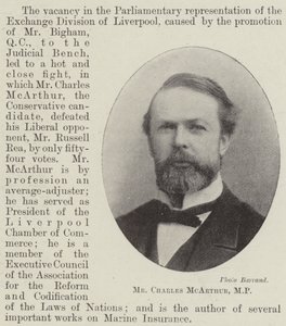 Charles McArthur, MP af English Photographer