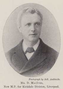Mr D MacIver, nyt parlamentsmedlem for Kirkdale Division, Liverpool af English Photographer
