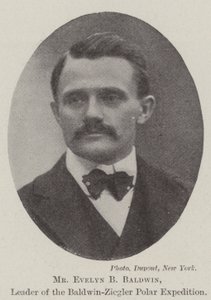 Mr Evelyn B Baldwin, leder af Baldwin-Ziegler Polar Ekspeditionen af English Photographer