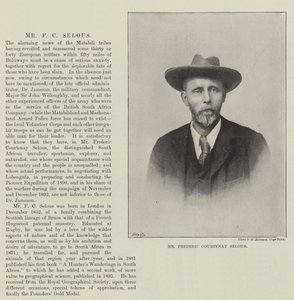 Hr. Frederic Courtenay Selous af English Photographer