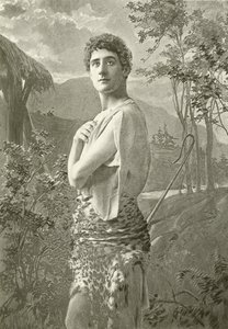 Mr Fuller Mellish som Florizel (dybtryk) af English Photographer