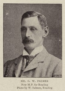 Hr G W Palmer af English Photographer