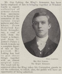 Mr Guy Laking, Kings Armourer af English Photographer