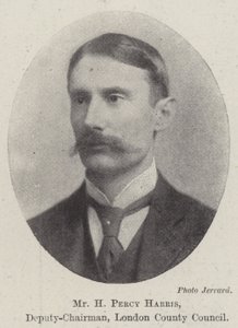H Percy Harris, næstformand, London County Council af English Photographer