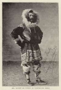 Mr Harry de Windt i Tchuktchi-kjole af English Photographer