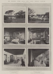 Mr Rhodes Home nær Cape Town, Groote Schuur af English Photographer